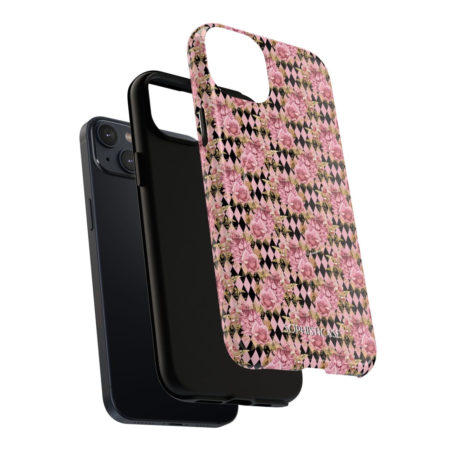 Rose Diamond Romance in Valentina - Magsafe Phone Case