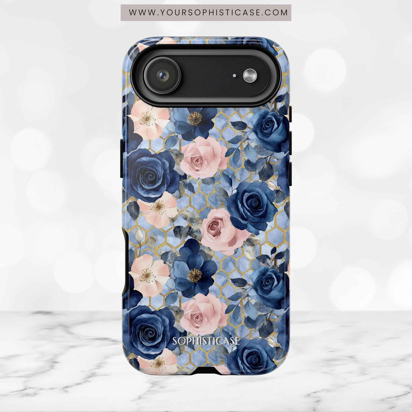 Royal Floral in Gilded Sky - Tough Phone Case