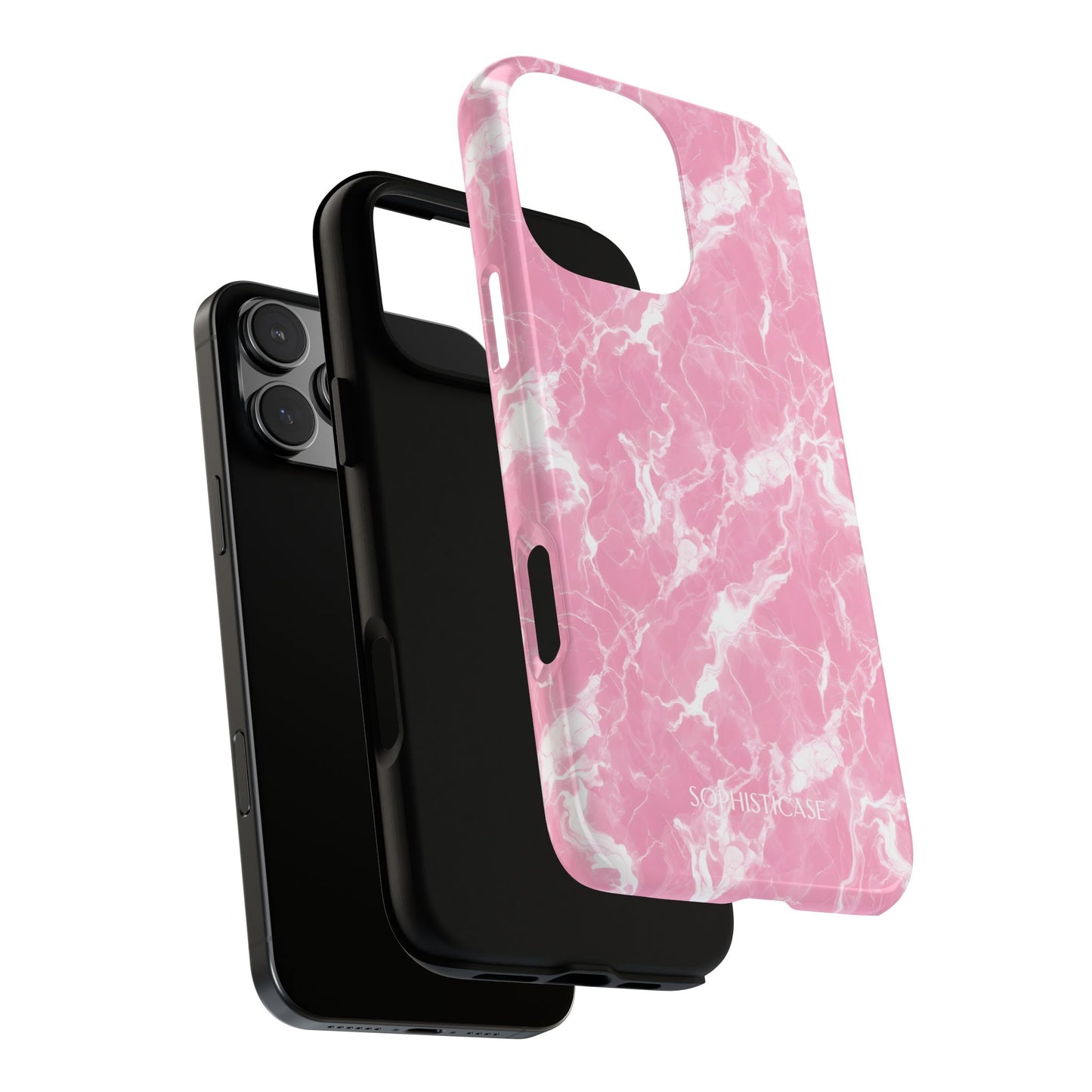 Marble Crush in Pink - iPhone Case