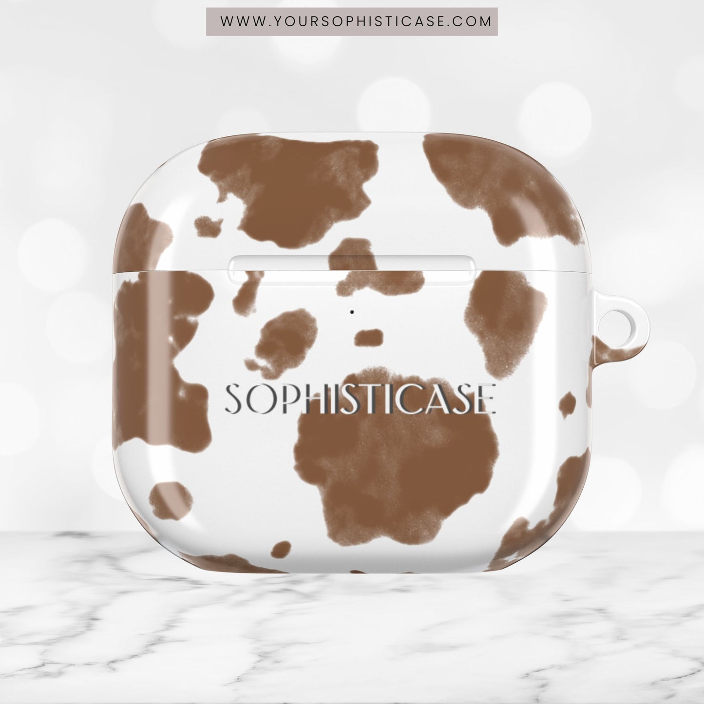 AirPod Cases - Holy Cow in Brown