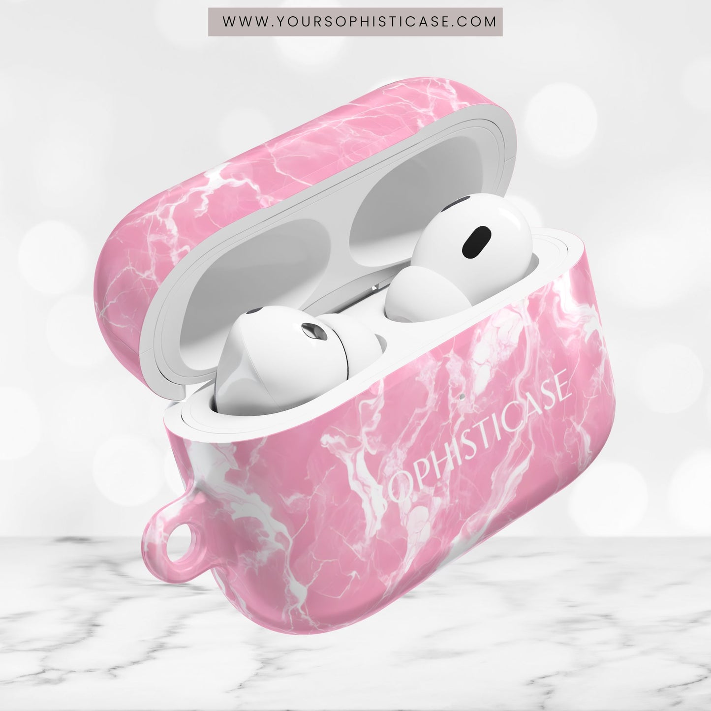 AirPod Cases - Marble Crush in Pink