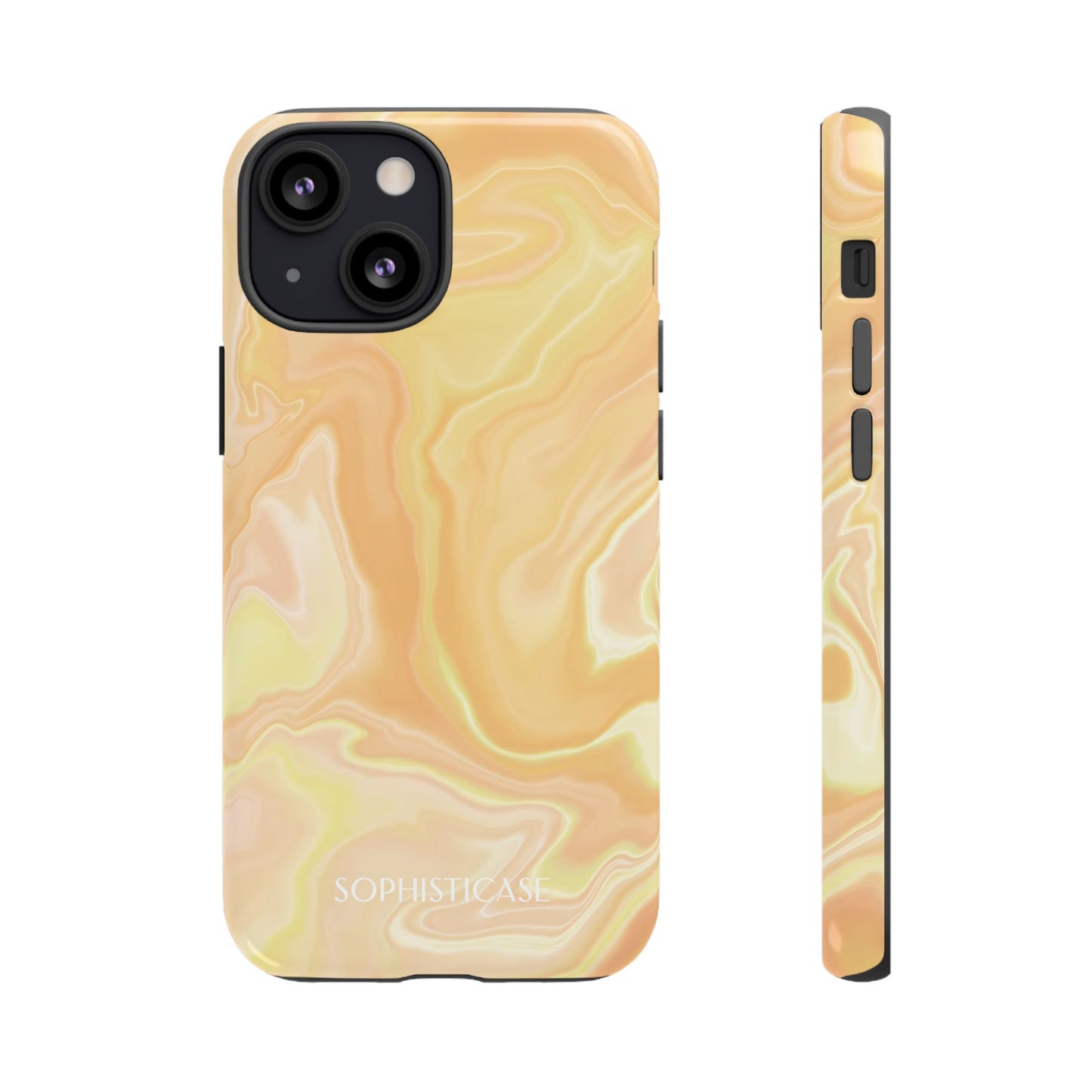 Liquid Magic in Yellow Haze - Protective Phone Case for iPhone
