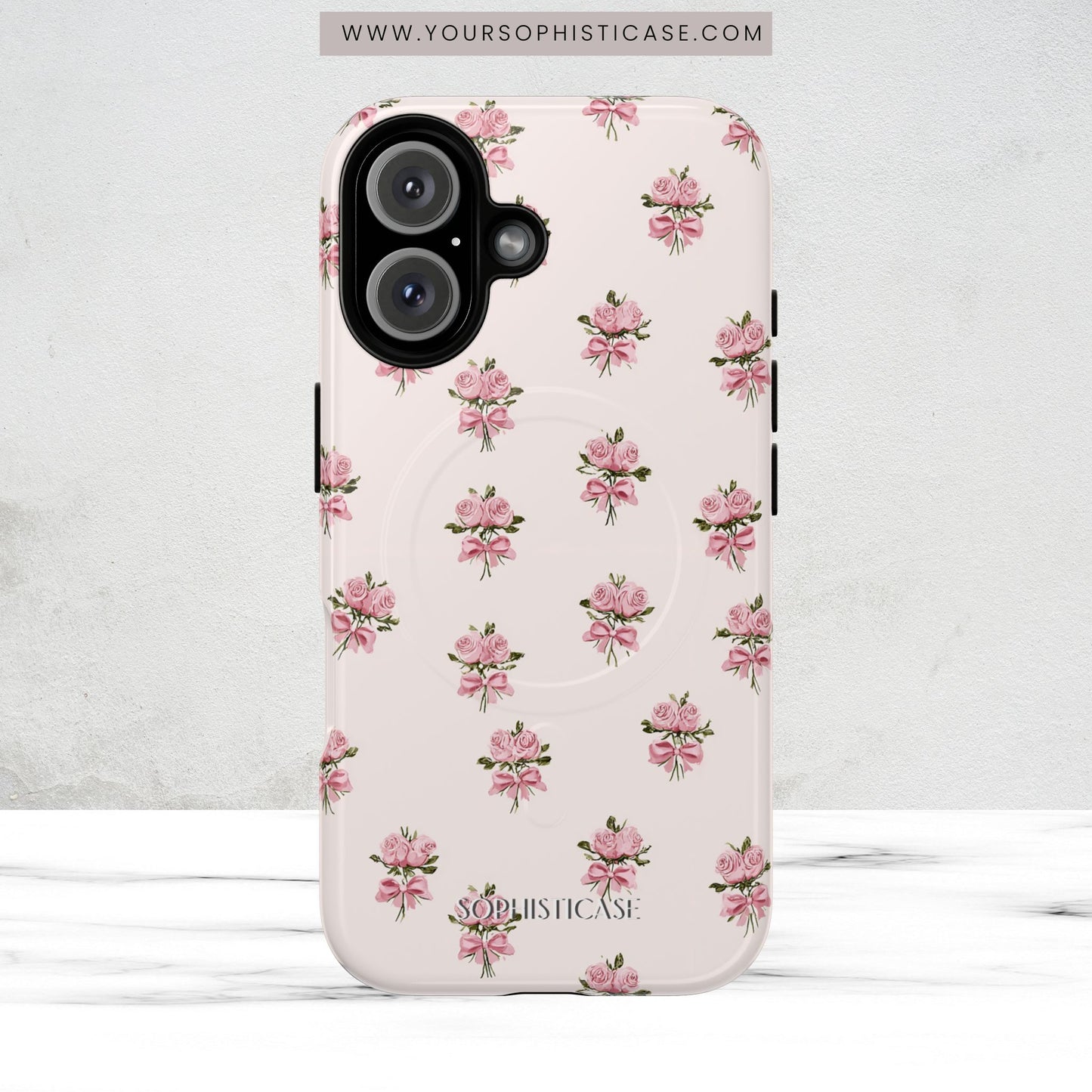 The Sweetest Thing in Coquette Rose Bouquet - Magsafe Case