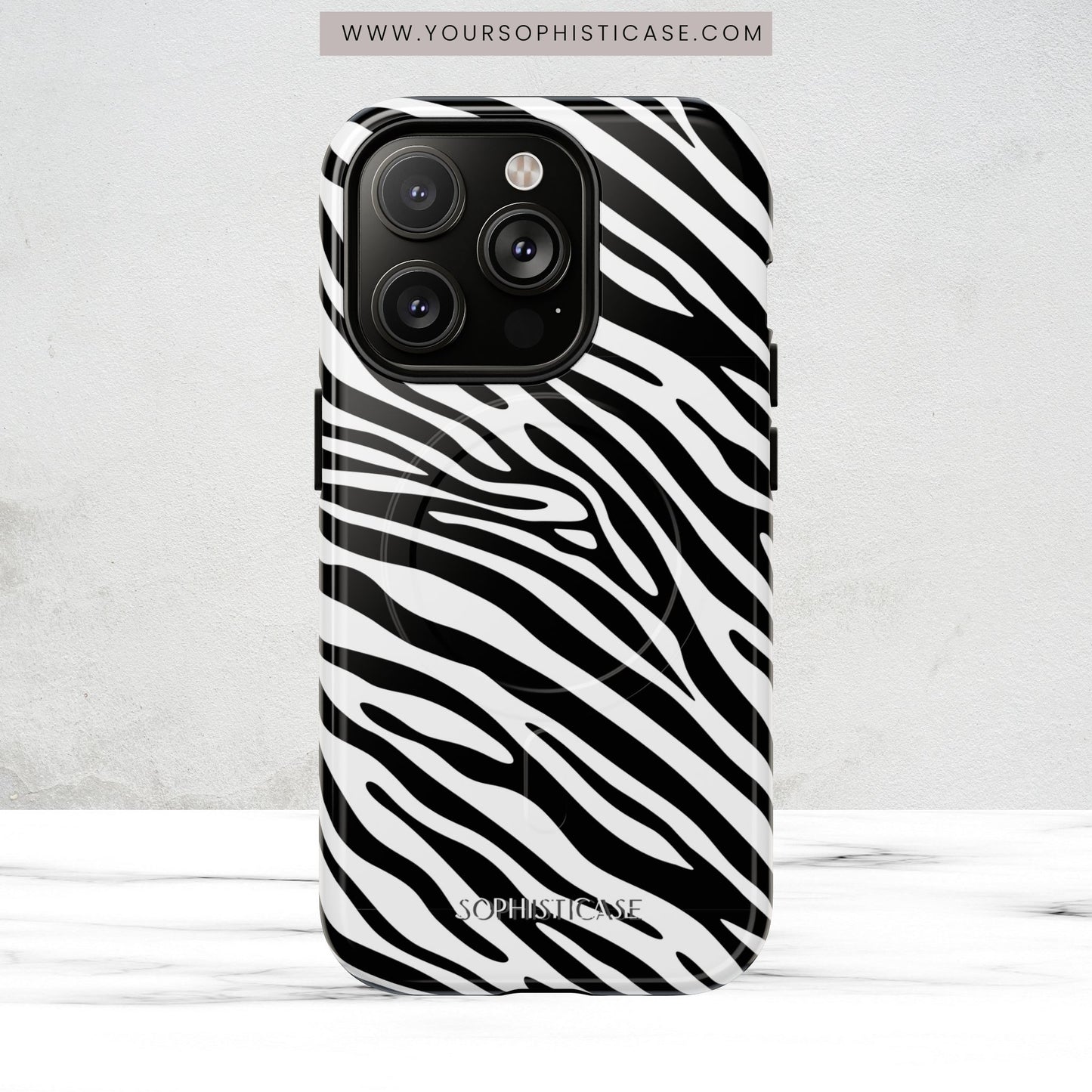 Dark Thoughts in Urban Zebra - Magsafe Case