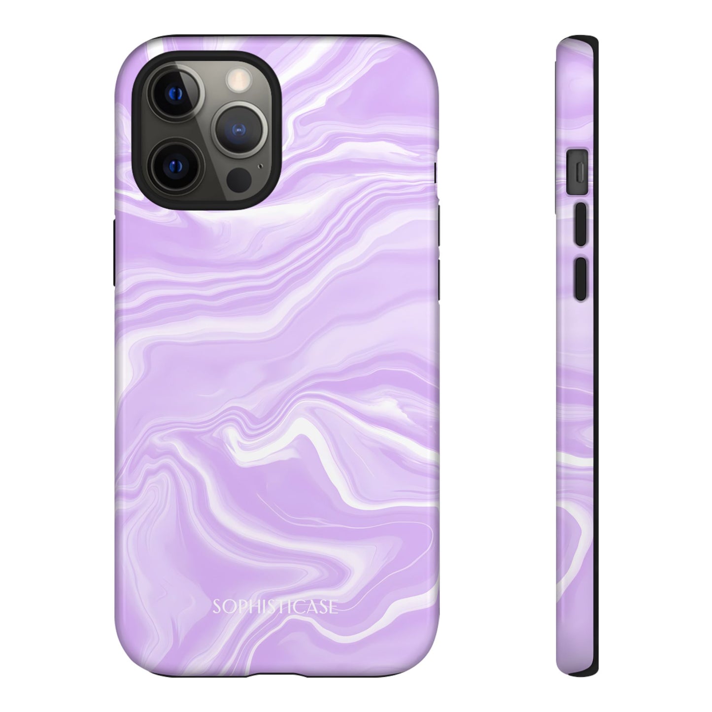 Liquid Dreams in Light Purple - iPhone Case