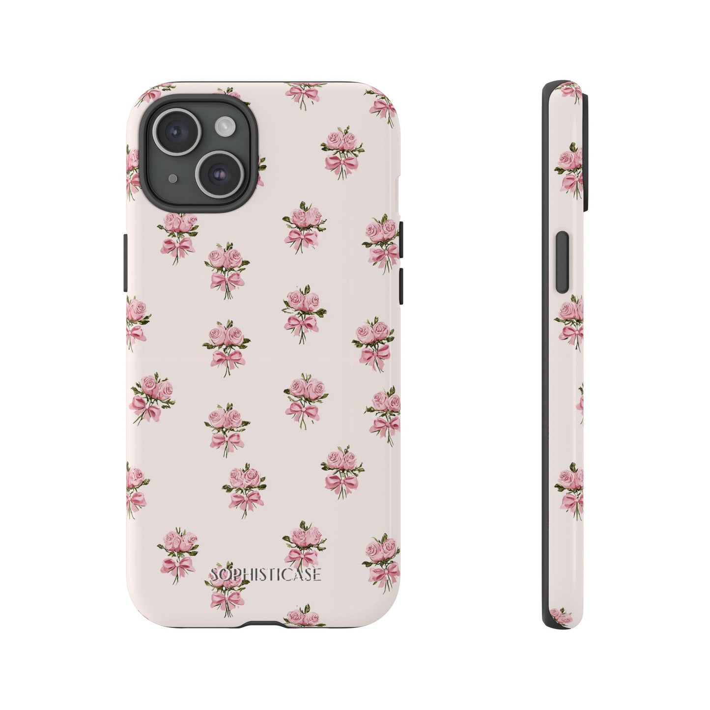 The Sweetest Thing in Coquette Rose Bouquet - iPhone Case