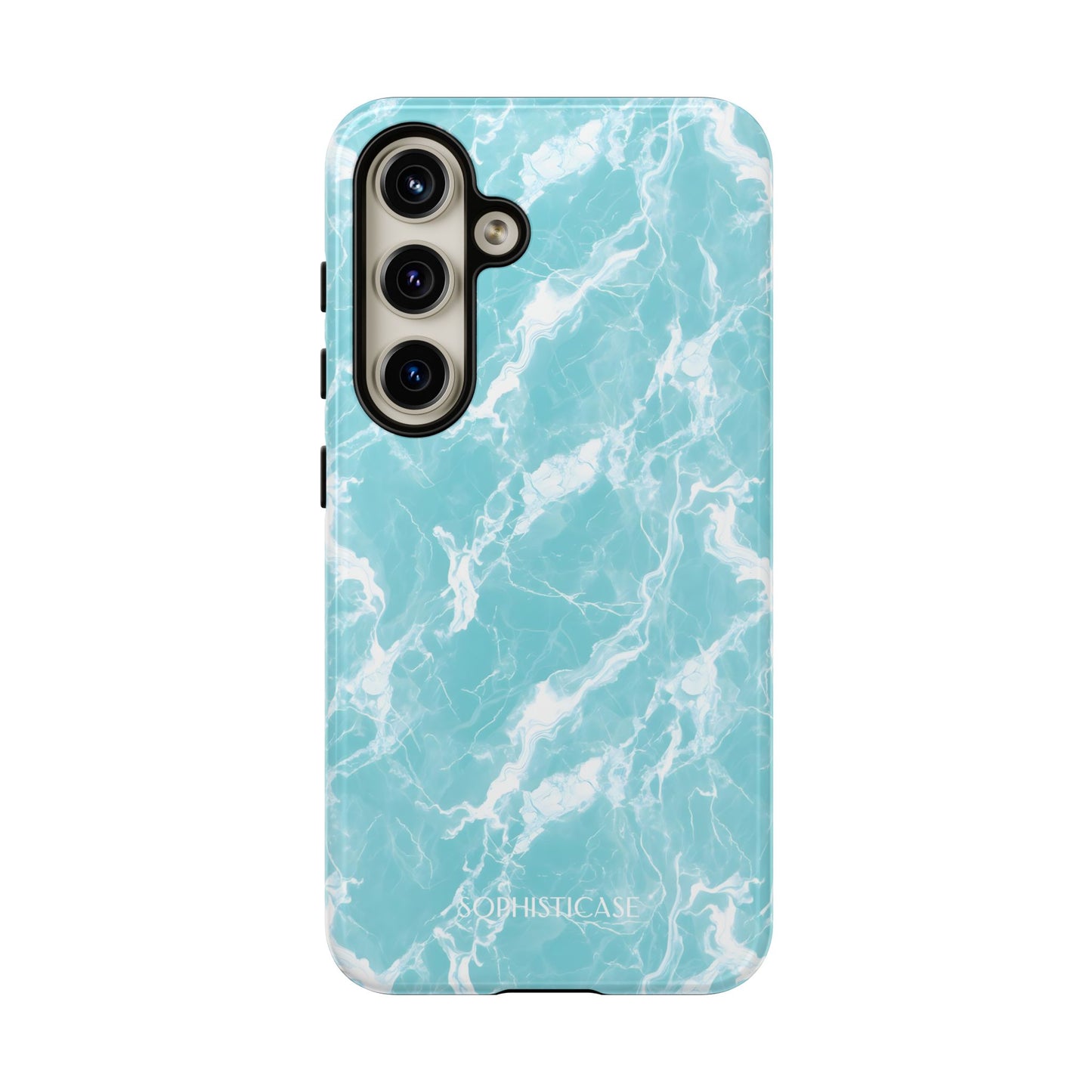 Marble Crush in Aqua - Samsung Galaxy Case