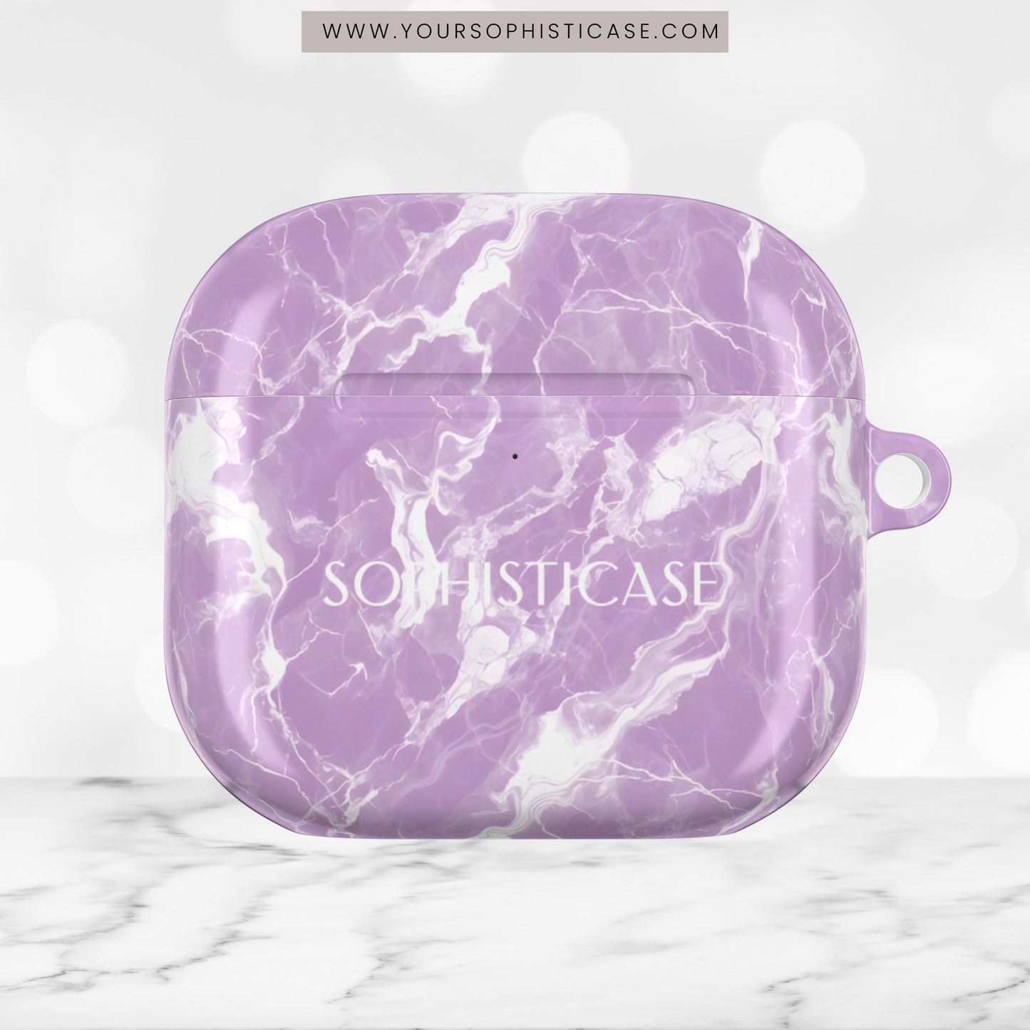 AirPod Cases - Marble Crush in Purple