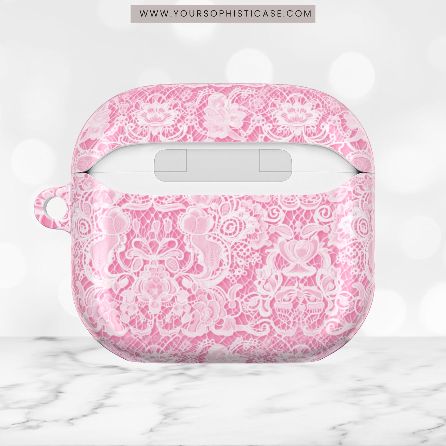 AirPod Cases - Luxe Lace in Pink