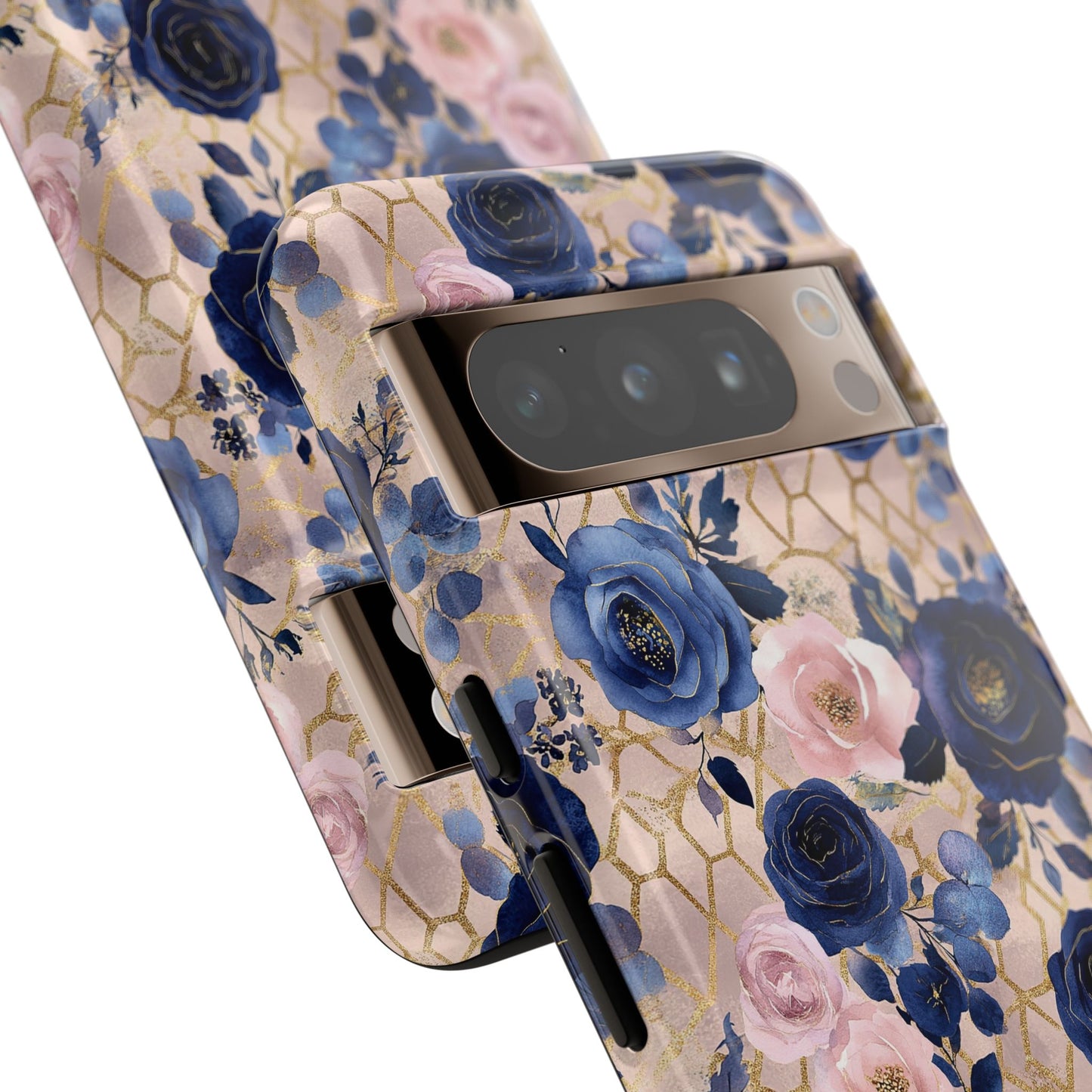 Royal Floral in Navy Blush - Tough Phone Case