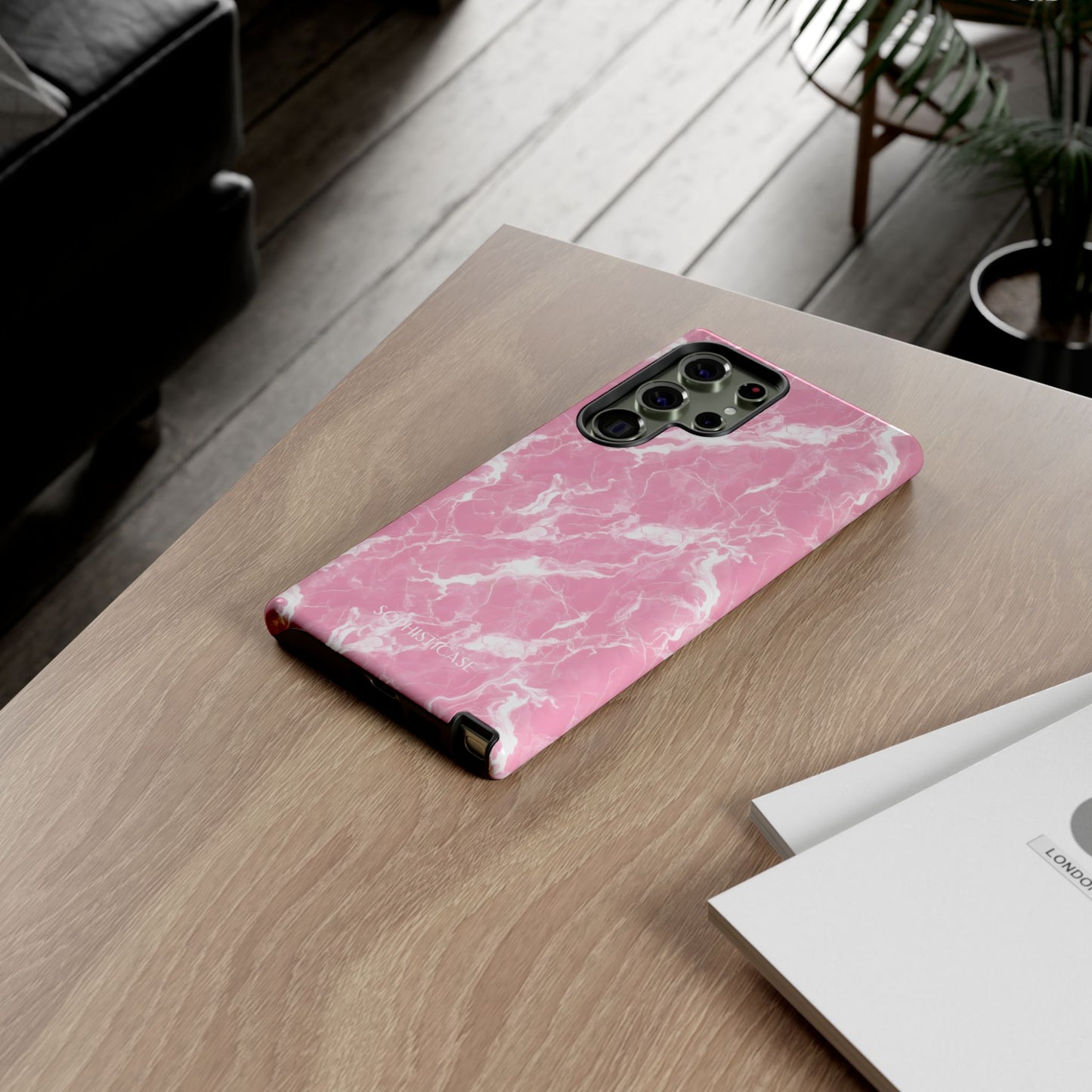 Marble Crush in Pink - Tough Phone Case
