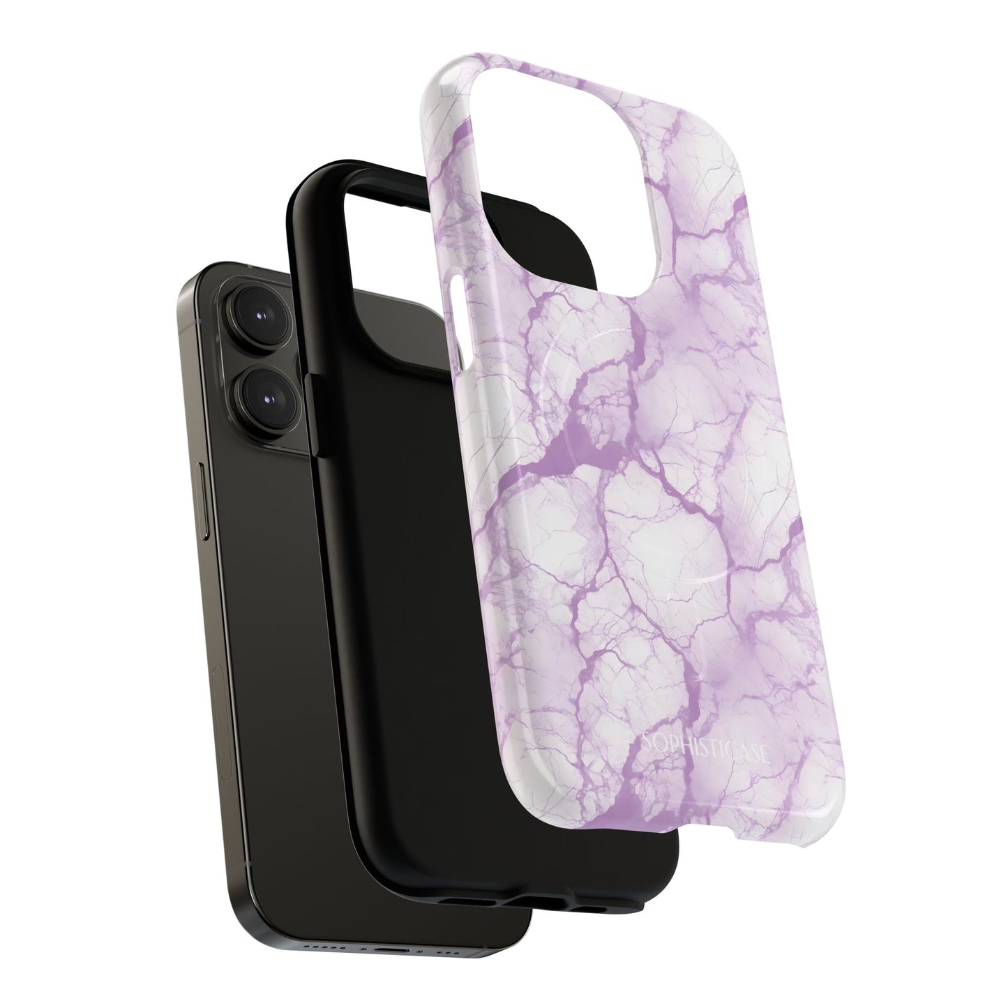 Marble Opulence in Purple - Magsafe Case