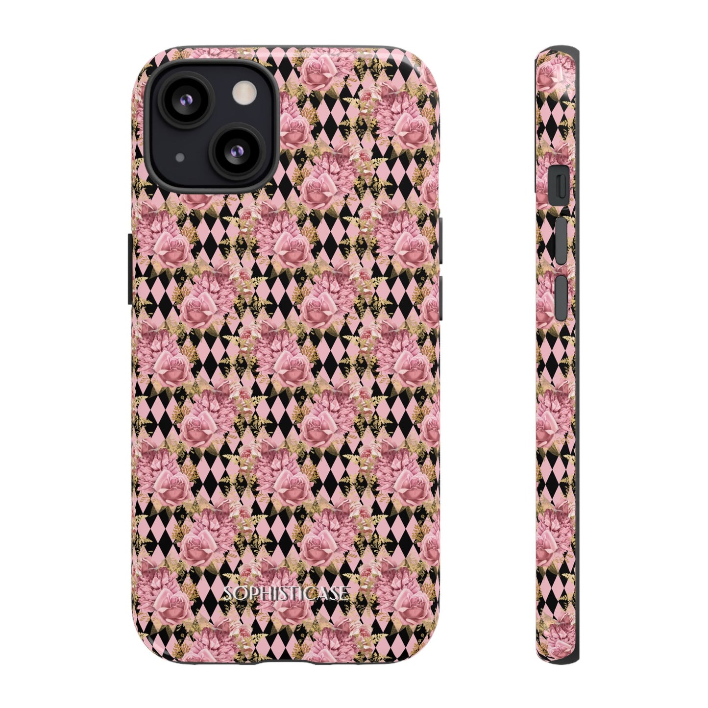 Rose Diamond Romance in Isolde - iPhone Case