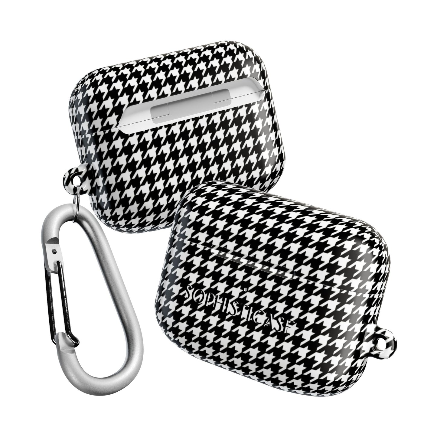 AirPod Cases - Houndstooth in Black