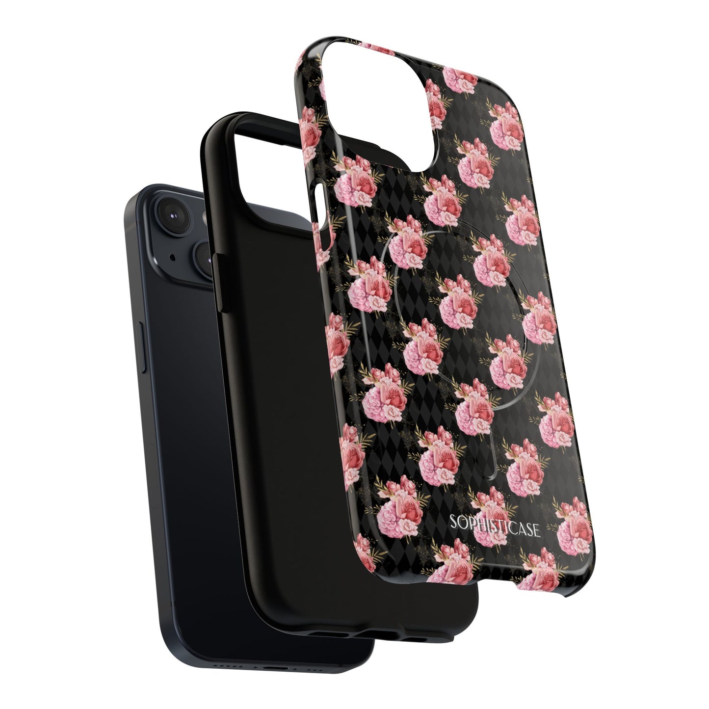 Rose Diamond Romance in Vivienne - Magsafe Phone Case