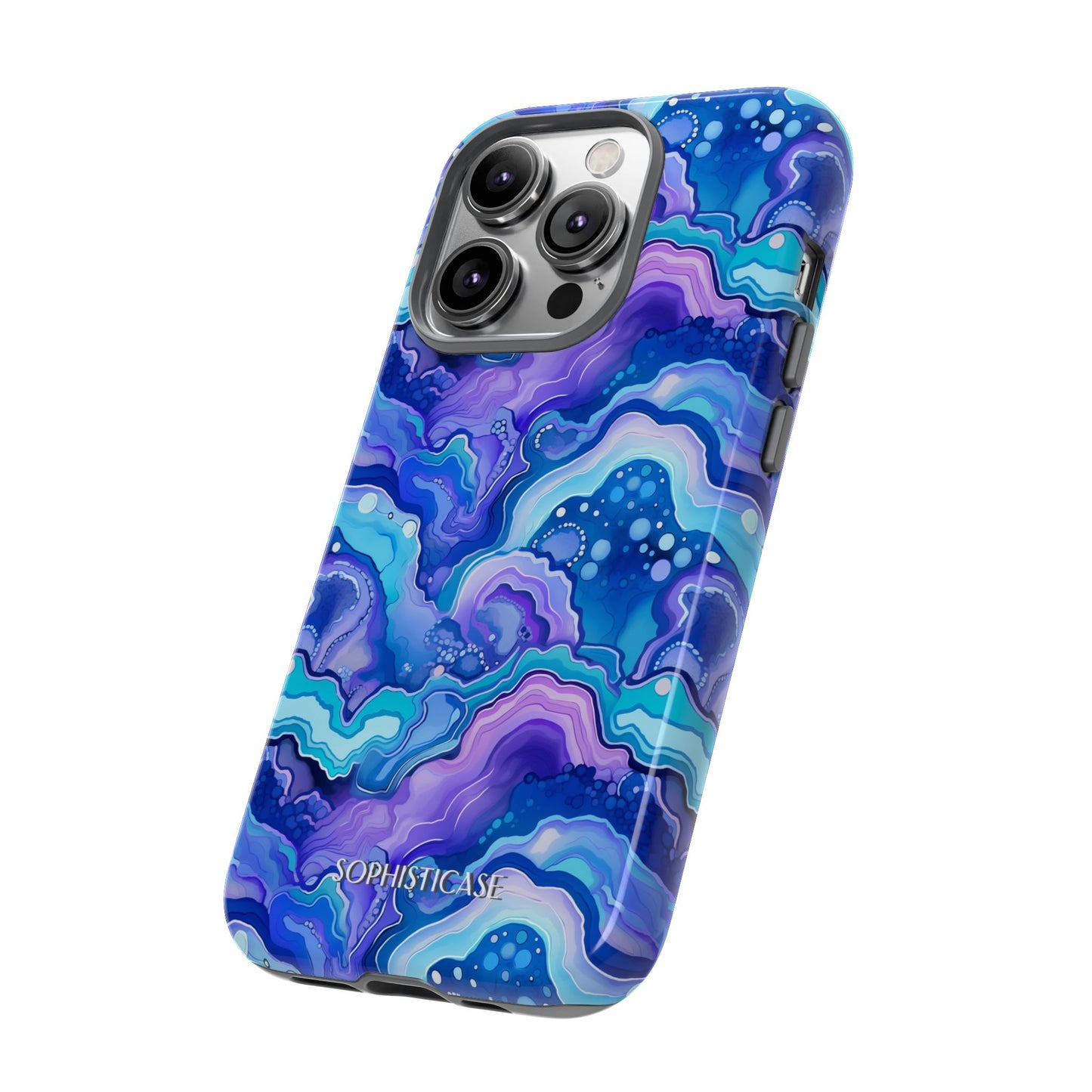 Nightstone in Lapis Wave - Tough Phone Case