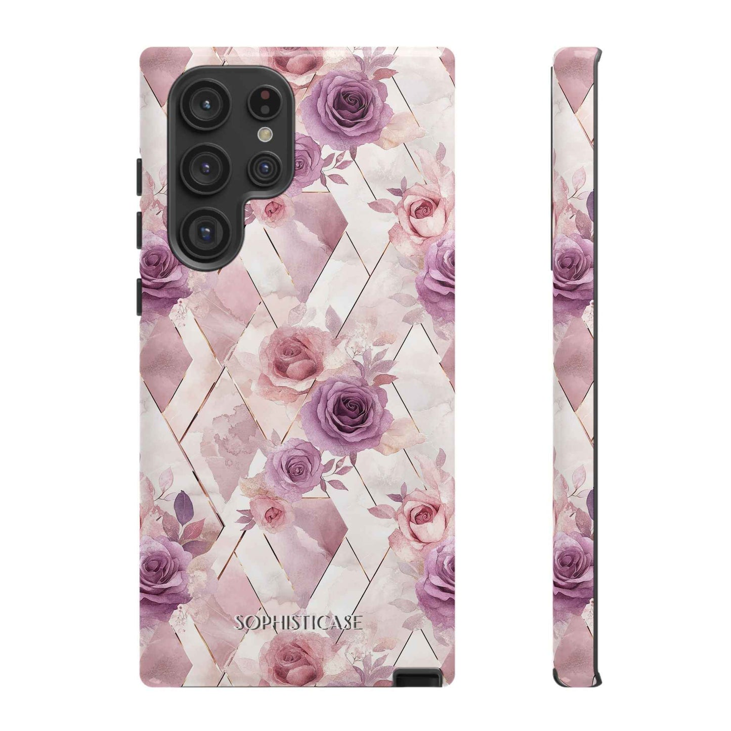 Royal Floral in Mauve Rose - Tough Phone Case