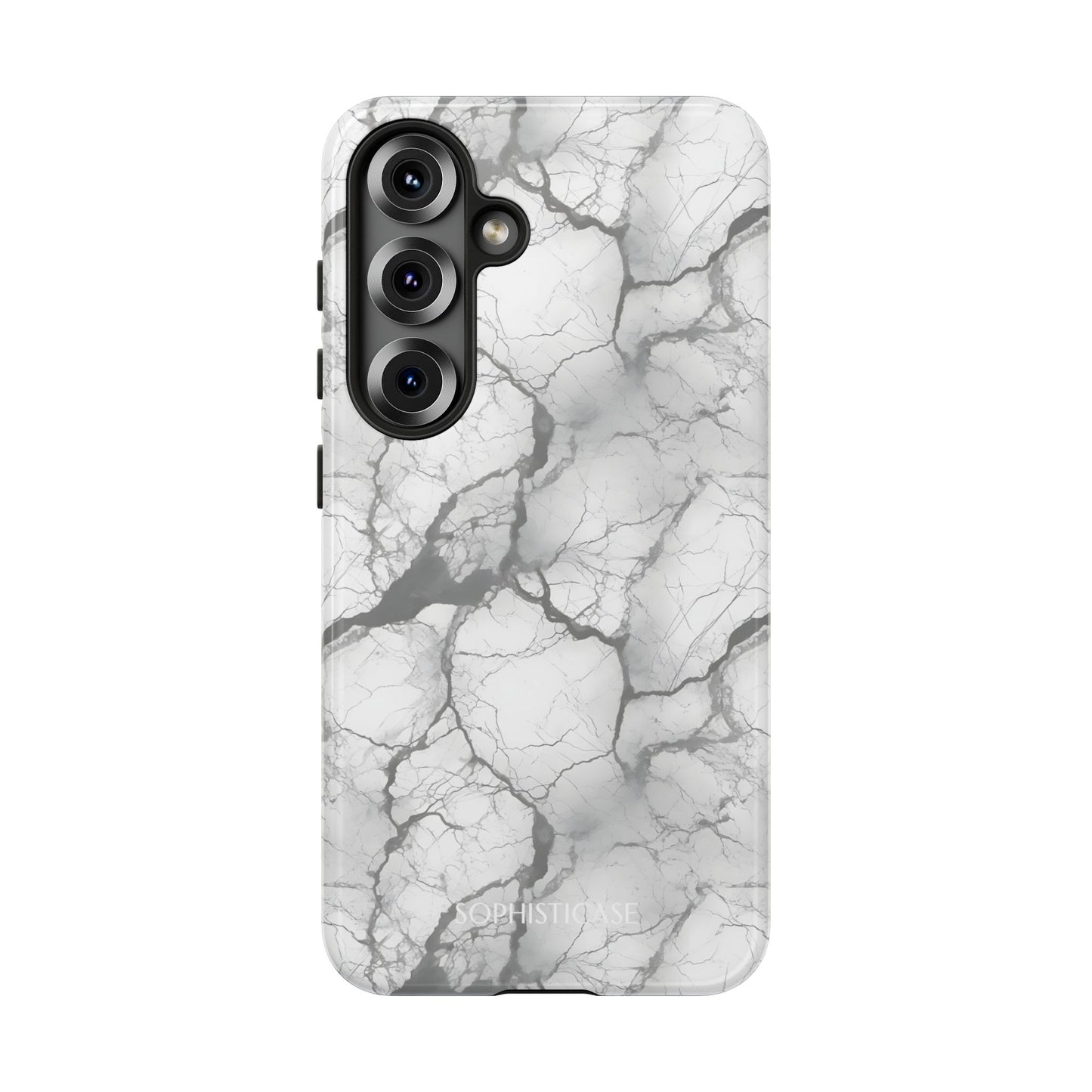 Marble Opulence in Charcoal Grey - Samsung Galaxy Case