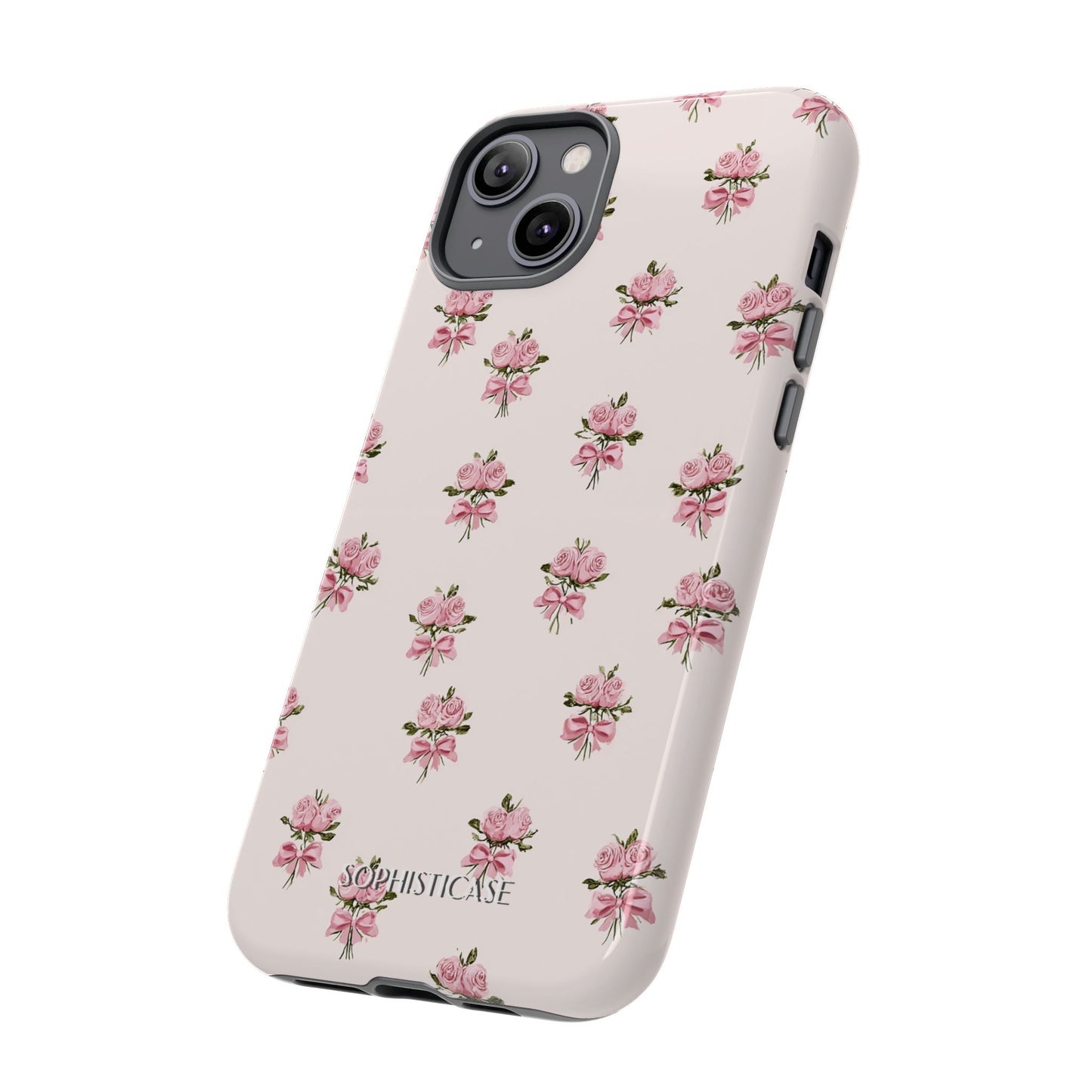 The Sweetest Thing in Coquette Rose Bouquet - iPhone Case