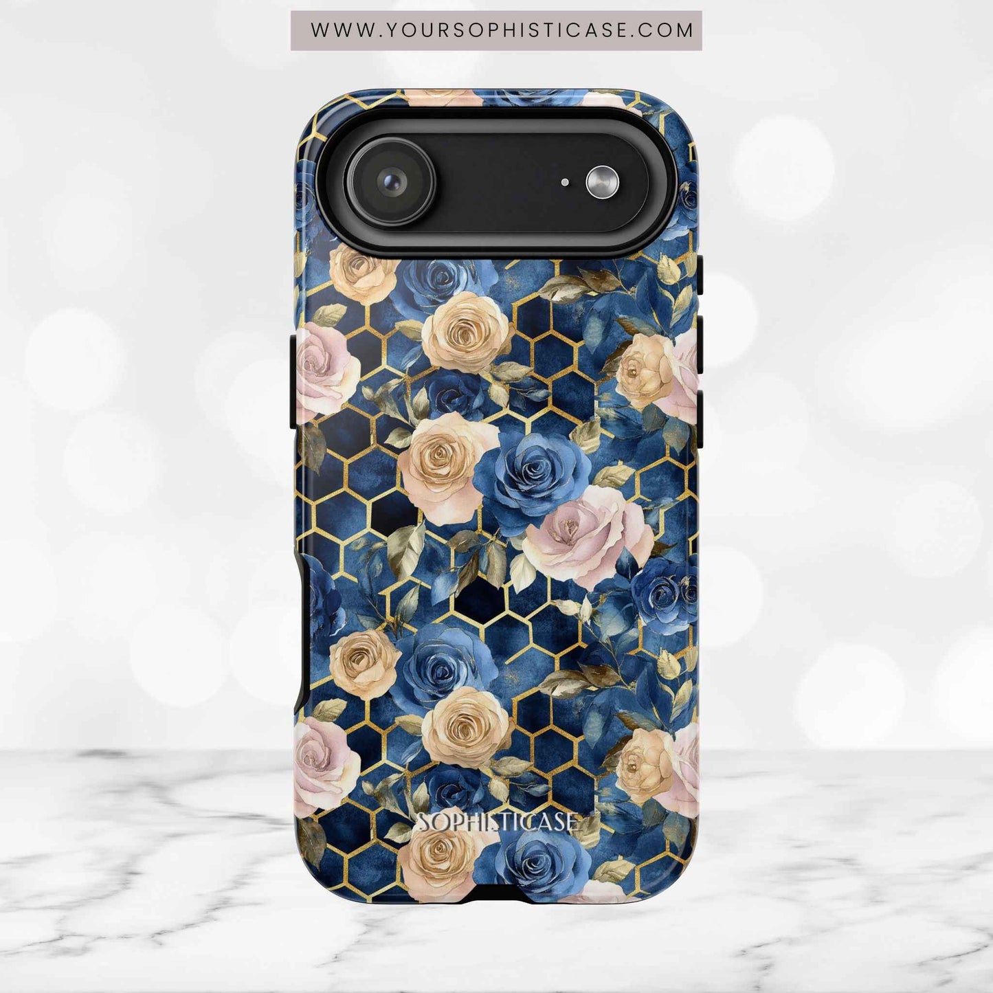 Royal Floral in Midnight Rose - Tough Phone Case
