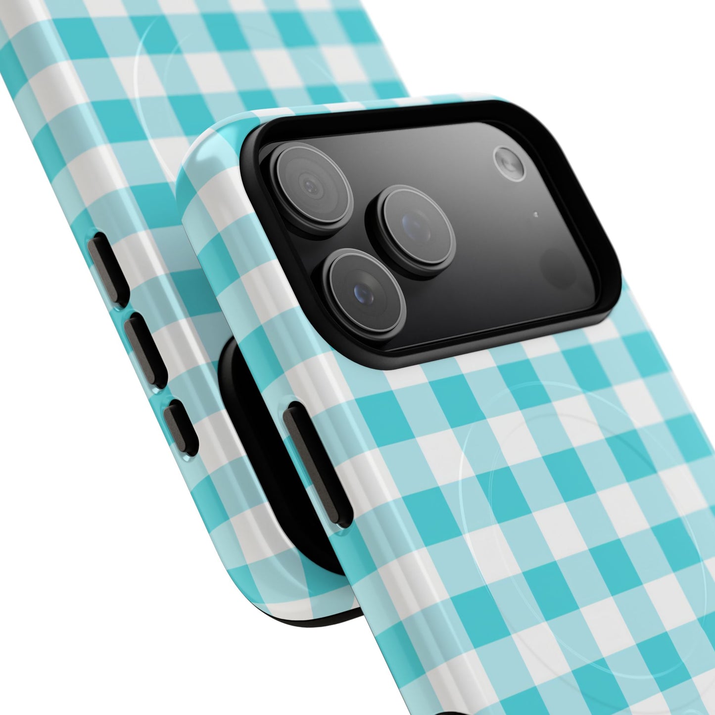 Gingham in Aqua - Magsafe Case