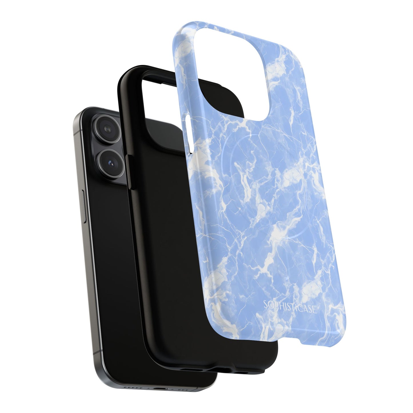 Marble Crush in Blue - Magsafe Case