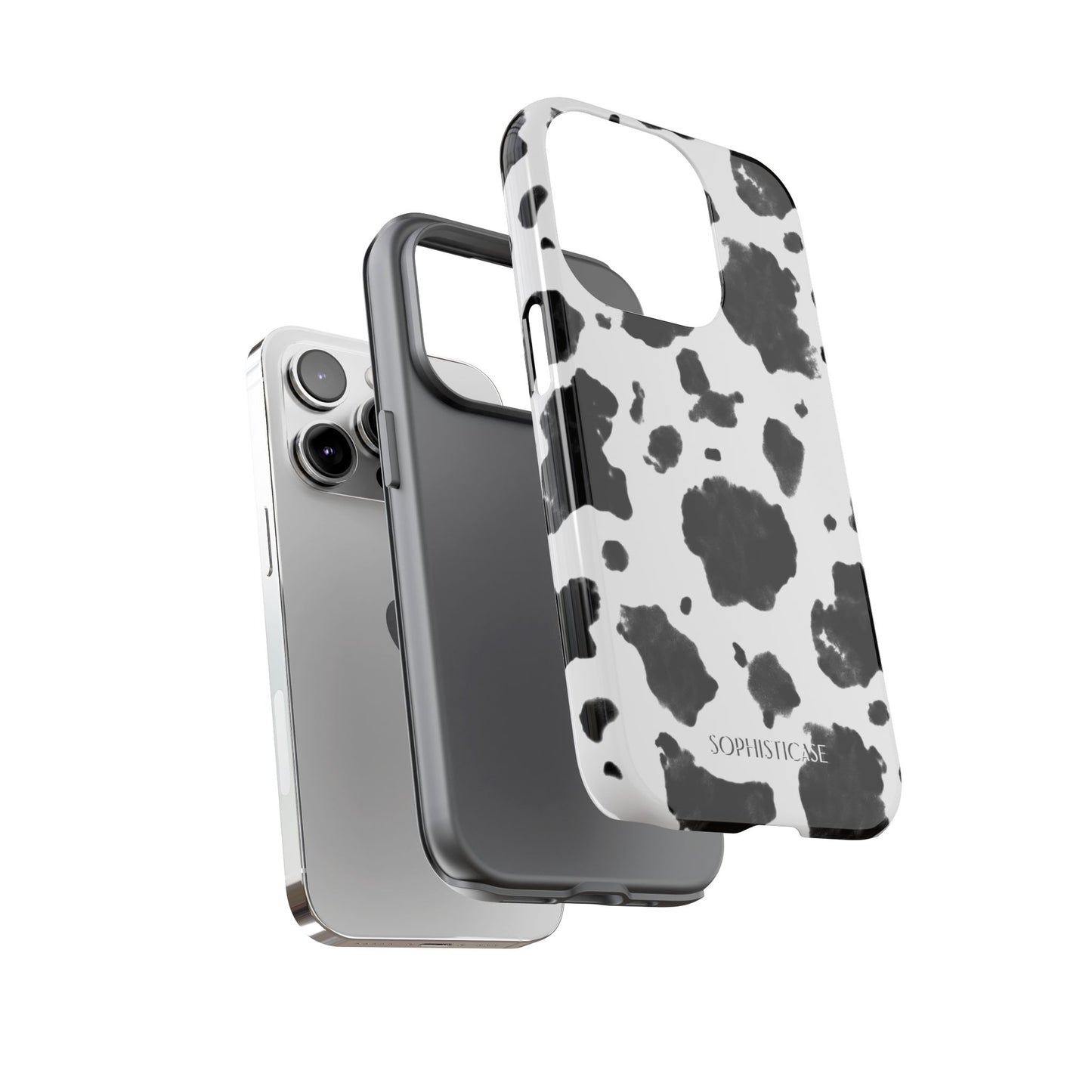 Holy Cow in Black - iPhone Case