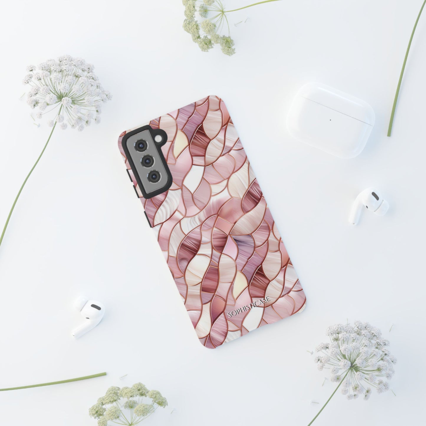 Rose' Runway in Sweet Mosaic - Tough Phone Case