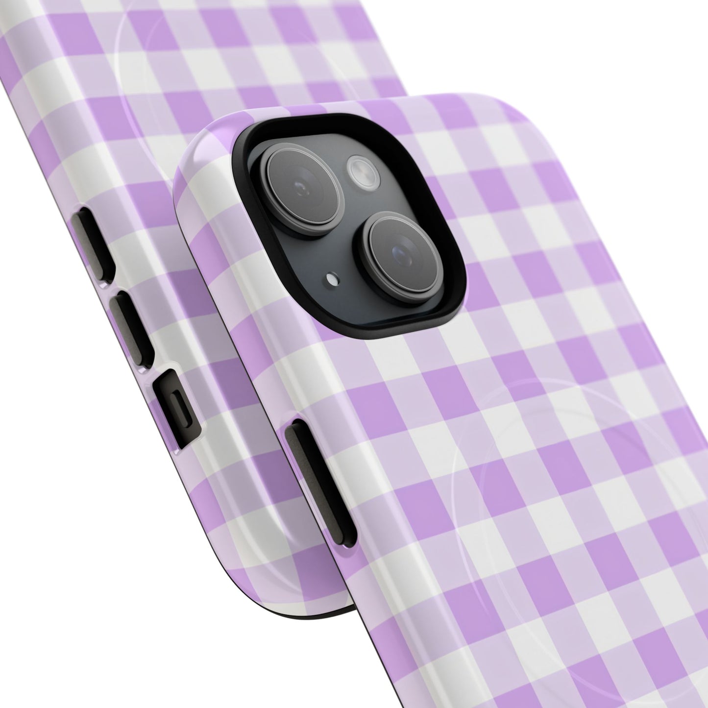 Gingham in Purple - Magsafe Case