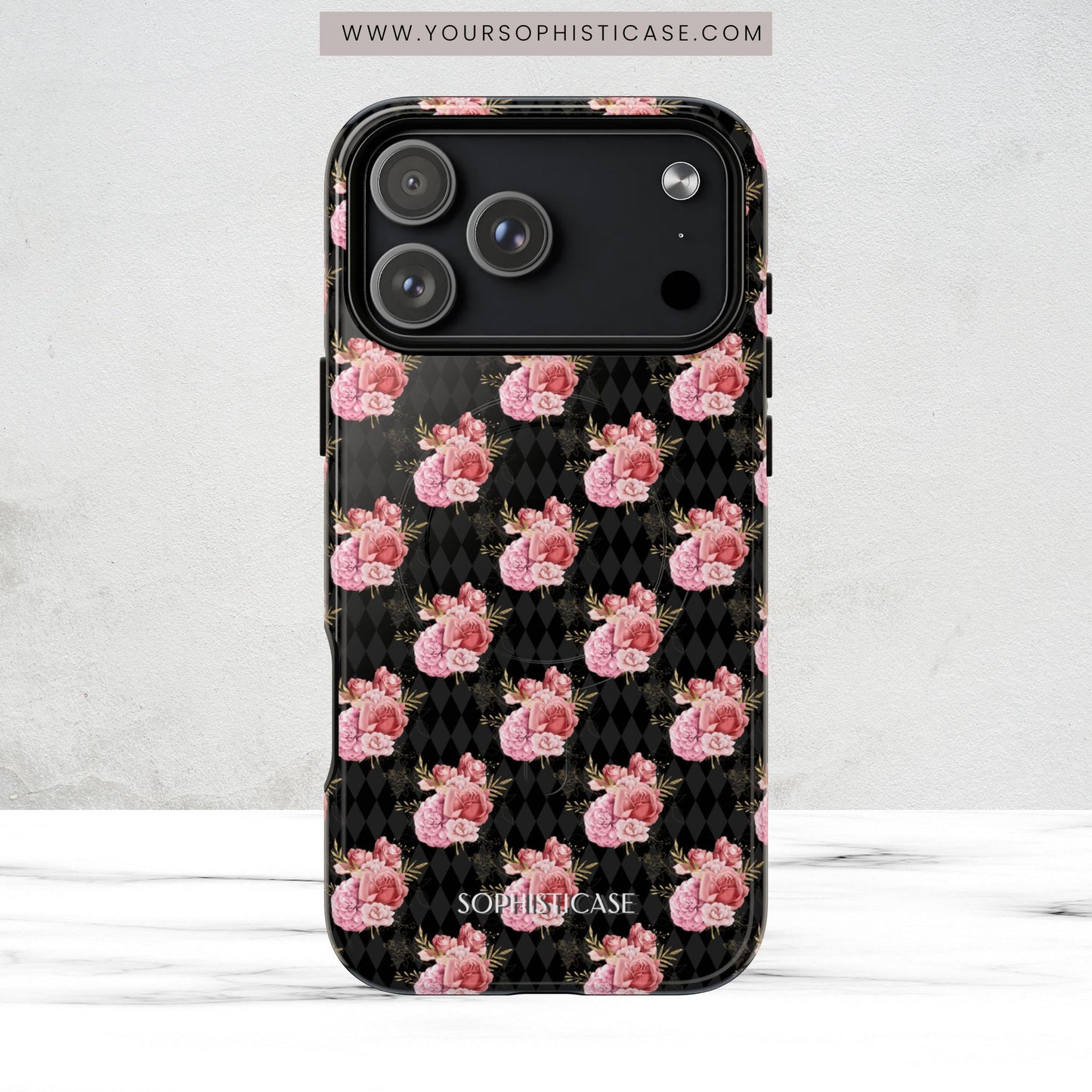 Rose Diamond Romance in Vivienne - Magsafe Case