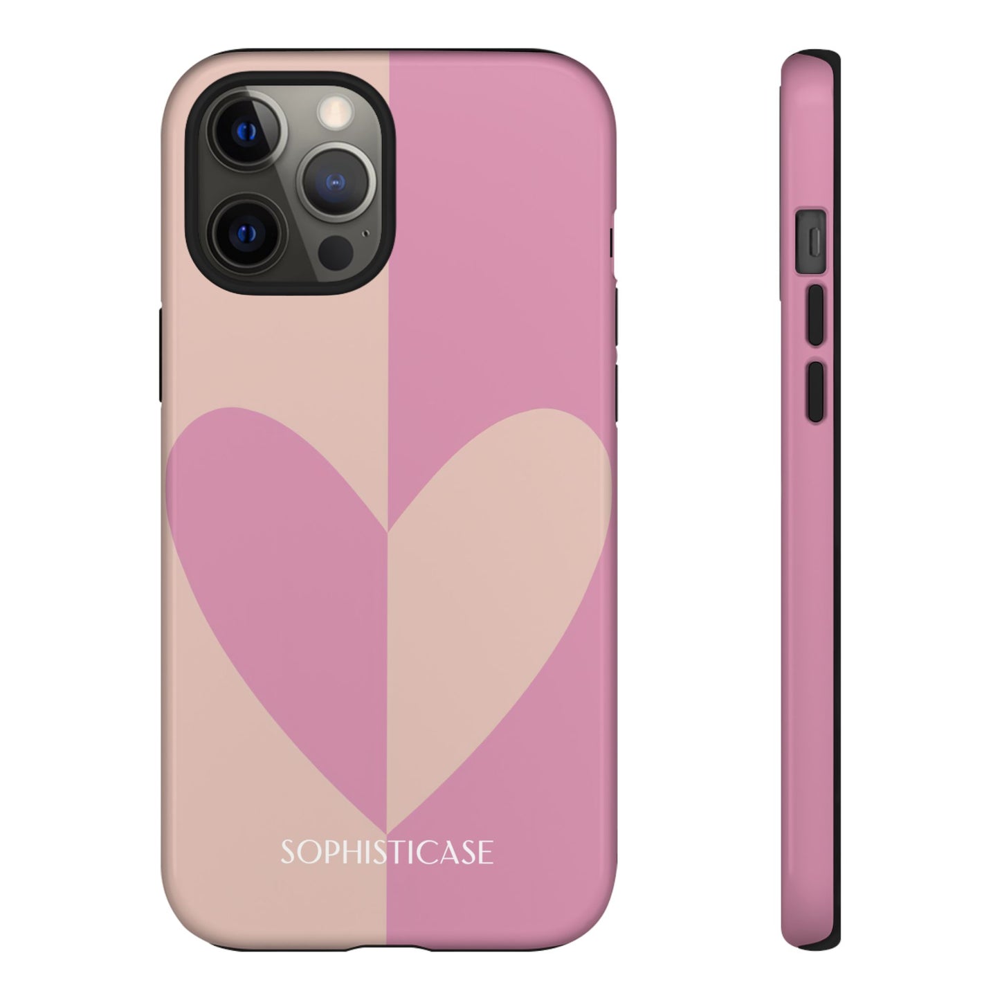 Be Mine in Pink and Brown - iPhone Case