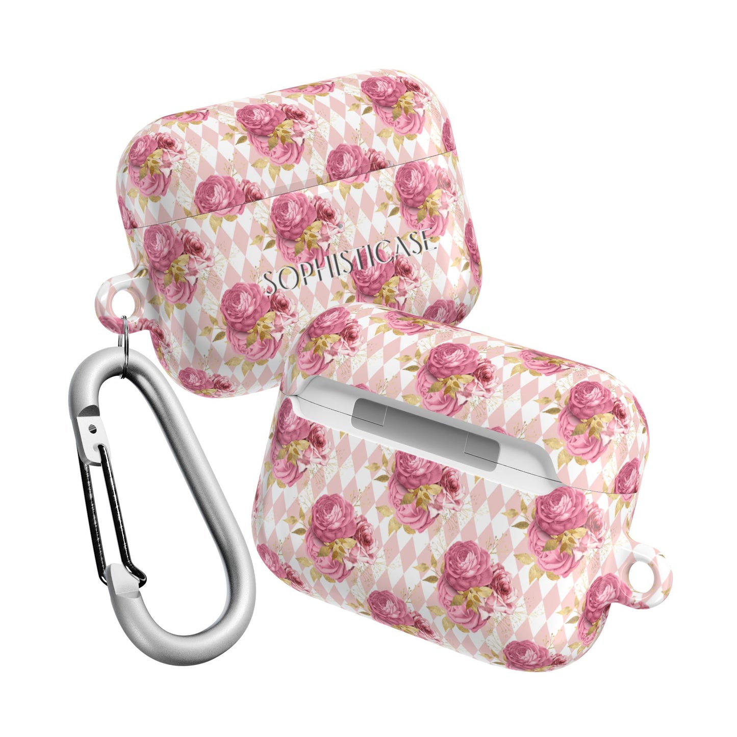 AirPod Cases - Rose Diamond Romance in Sienna