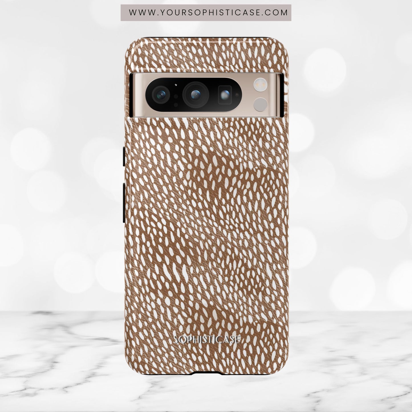 Oh Deer! in Brown- Tough Phone Case
