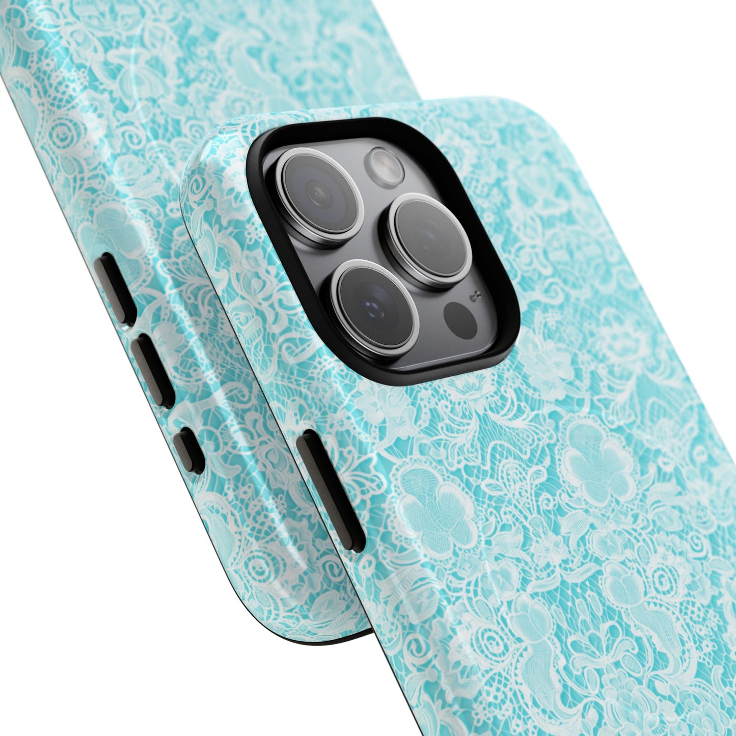 Luxe Lace in Aqua - Magsafe Case