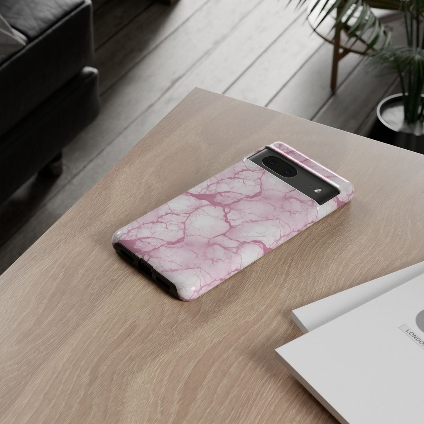 Marble Opulence in Pink - Tough Phone Case
