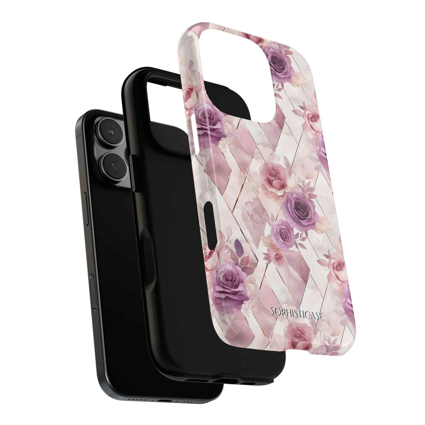 Royal Floral in Mauve Rose - Tough Phone Case