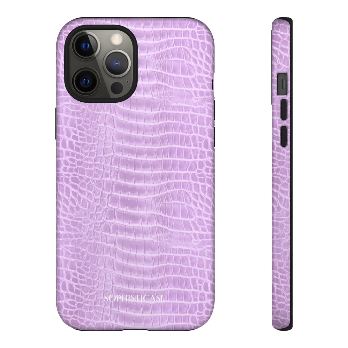 Luxe Leather in Purple - iPhone Case