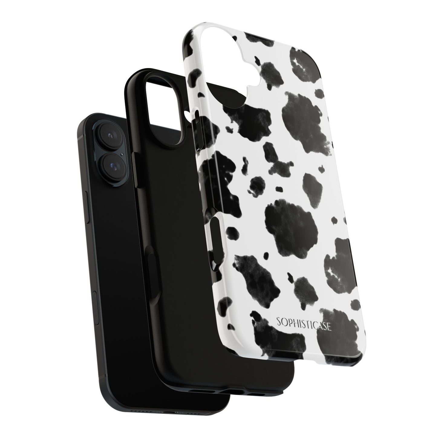 Holy Cow in Black - iPhone Case