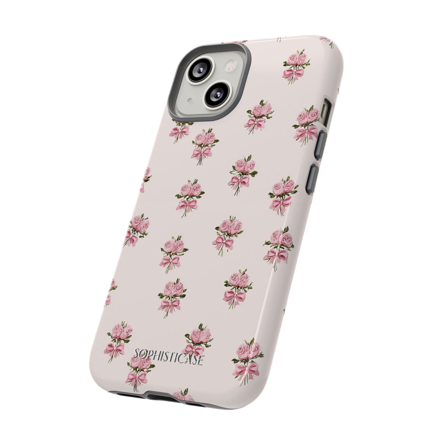 The Sweetest Thing in Coquette Rose Bouquet - iPhone Case
