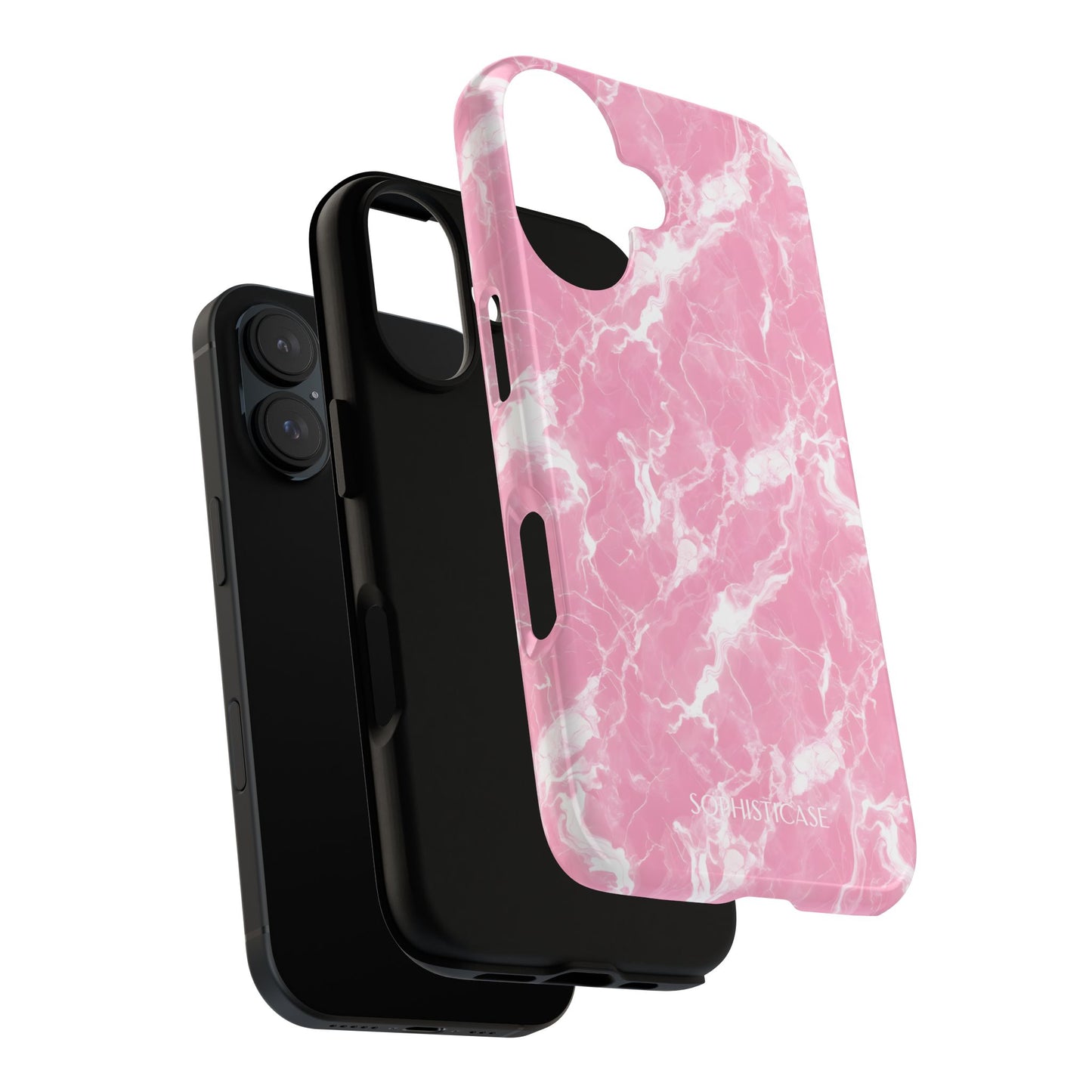 Marble Crush in Pink - iPhone Case