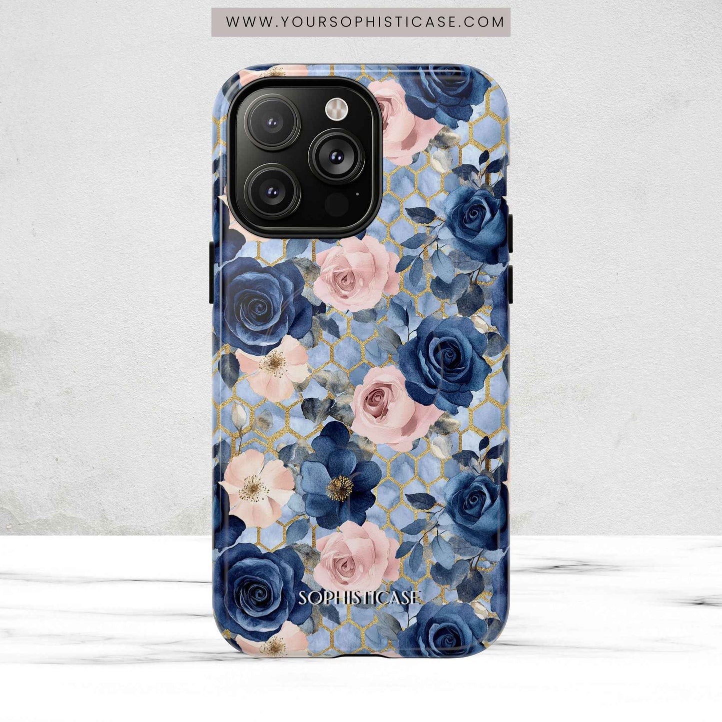 Royal Floral in Gilded Sky - iPhone Magsafe Case