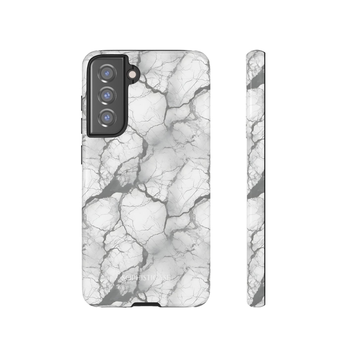 Marble Opulence in Charcoal Grey - Samsung Galaxy Case