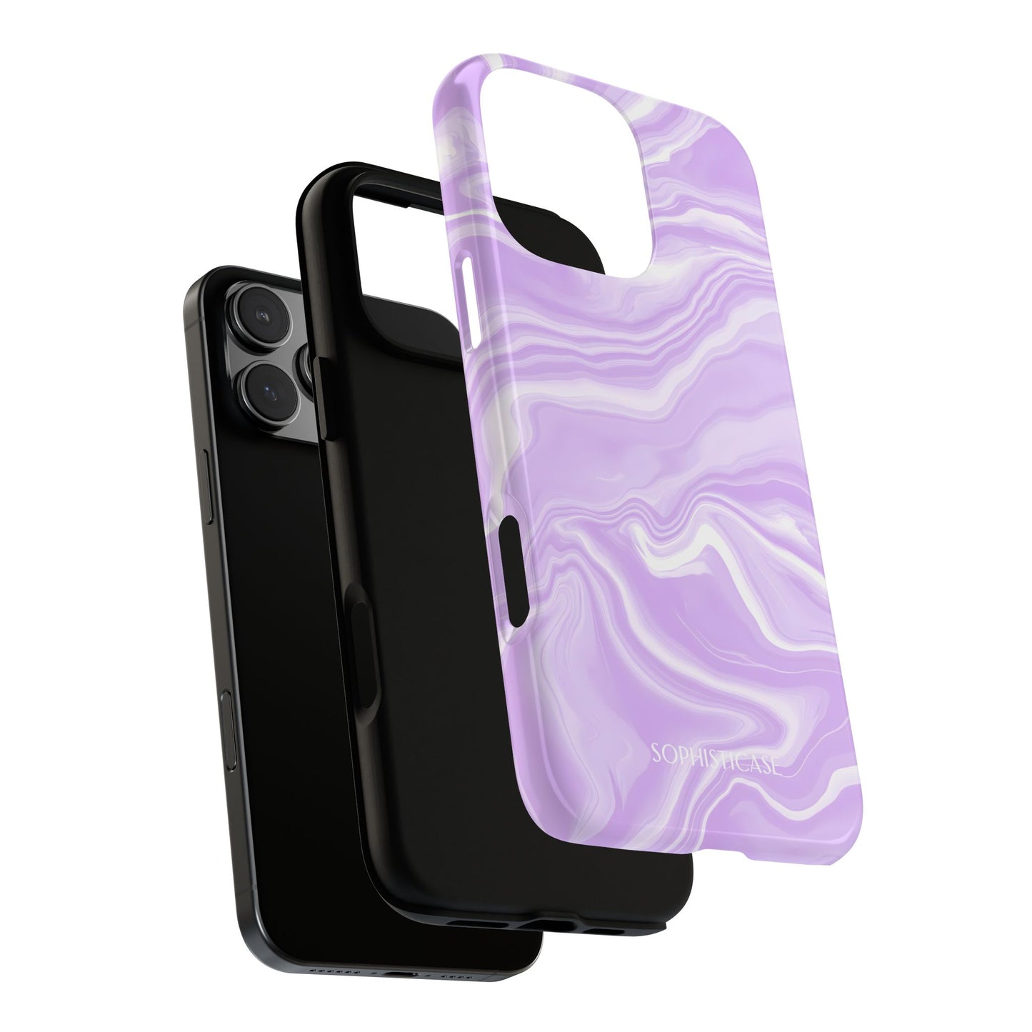 Liquid Dreams in Light Purple - iPhone Case
