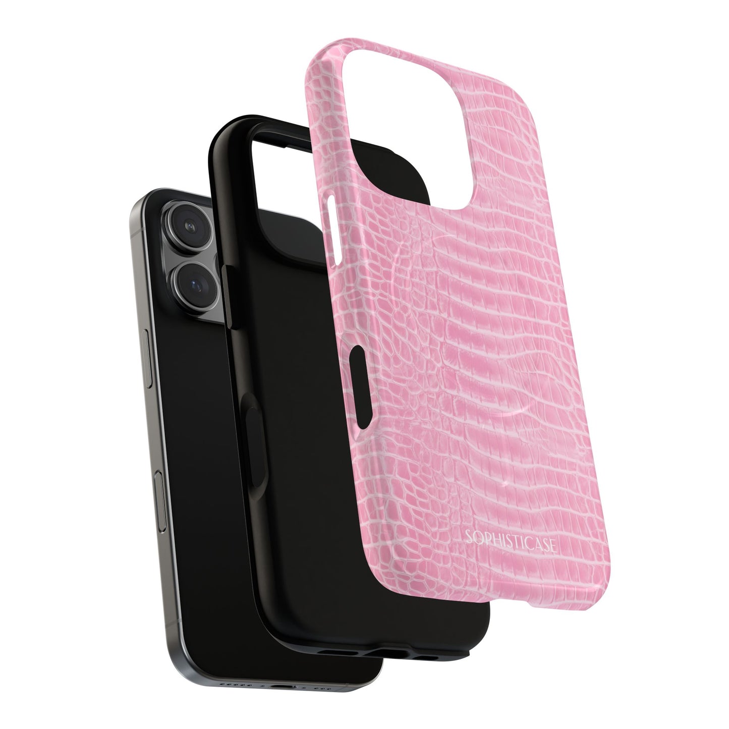 Luxe Leather in Pink - Magsafe Case