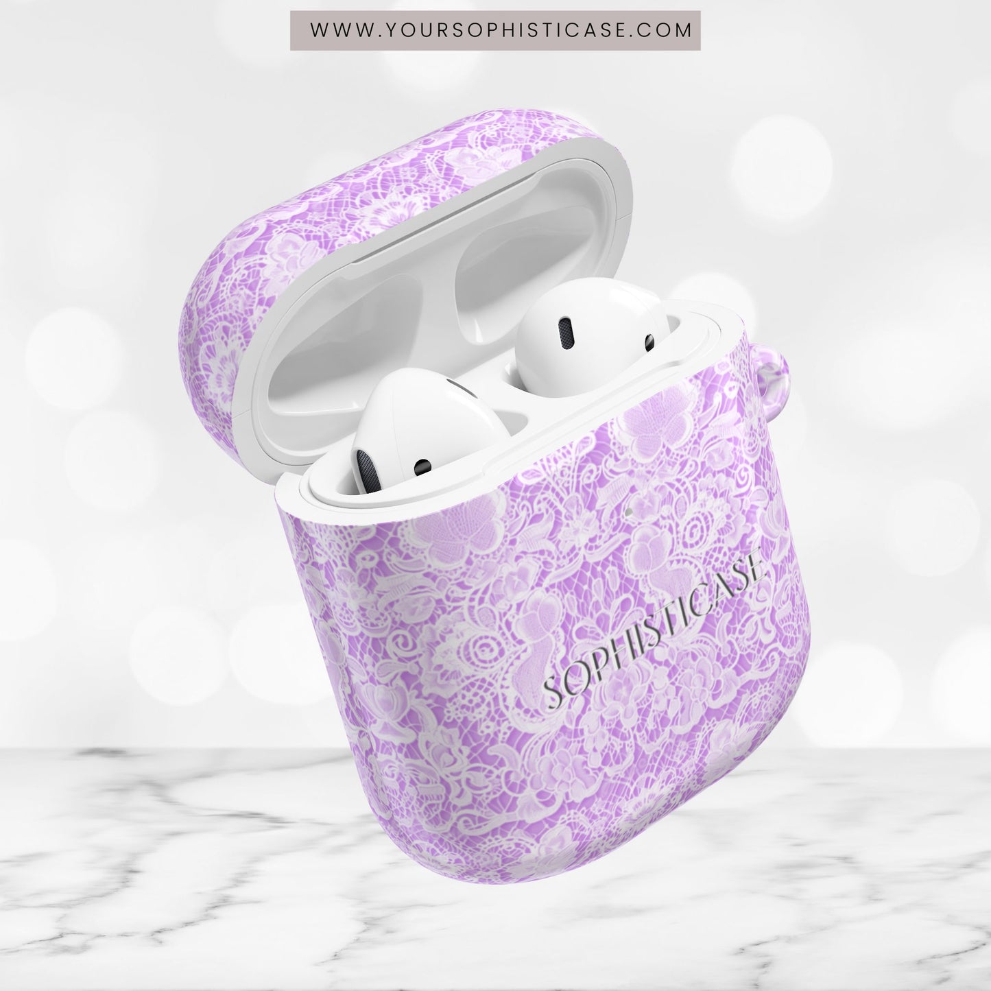 AirPod Cases - Luxe Lace in Purple