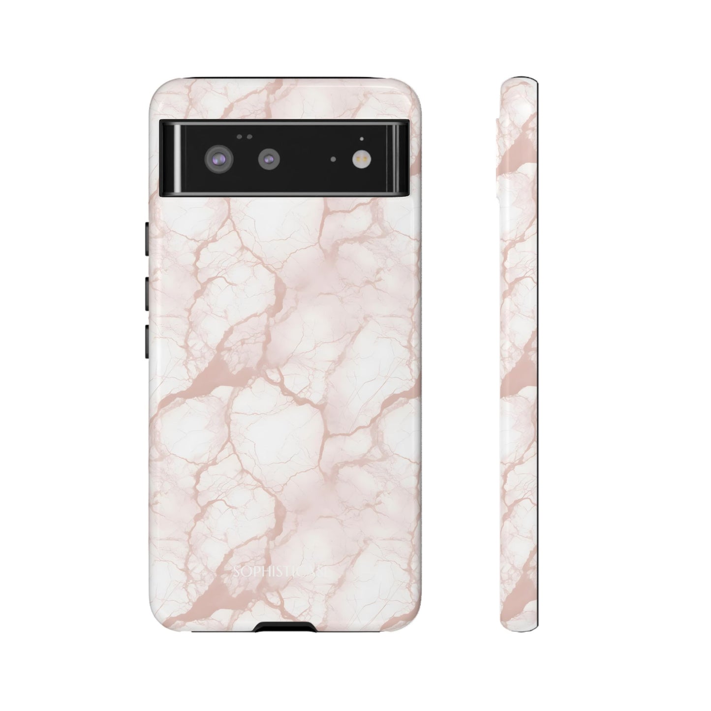 Marble Opulence in Neutral Beige - Google Pixel Case