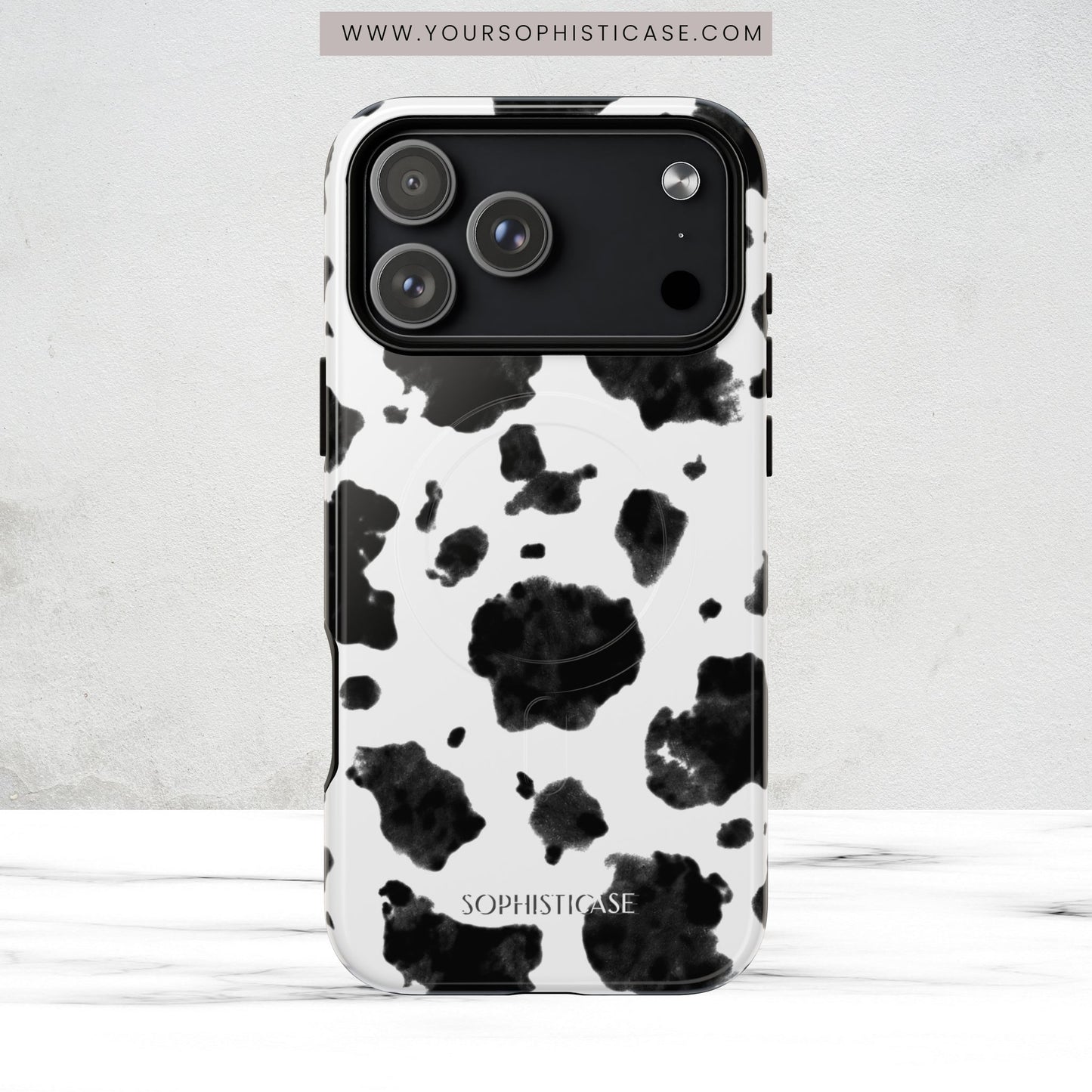 Holy Cow in Black - Magsafe Case