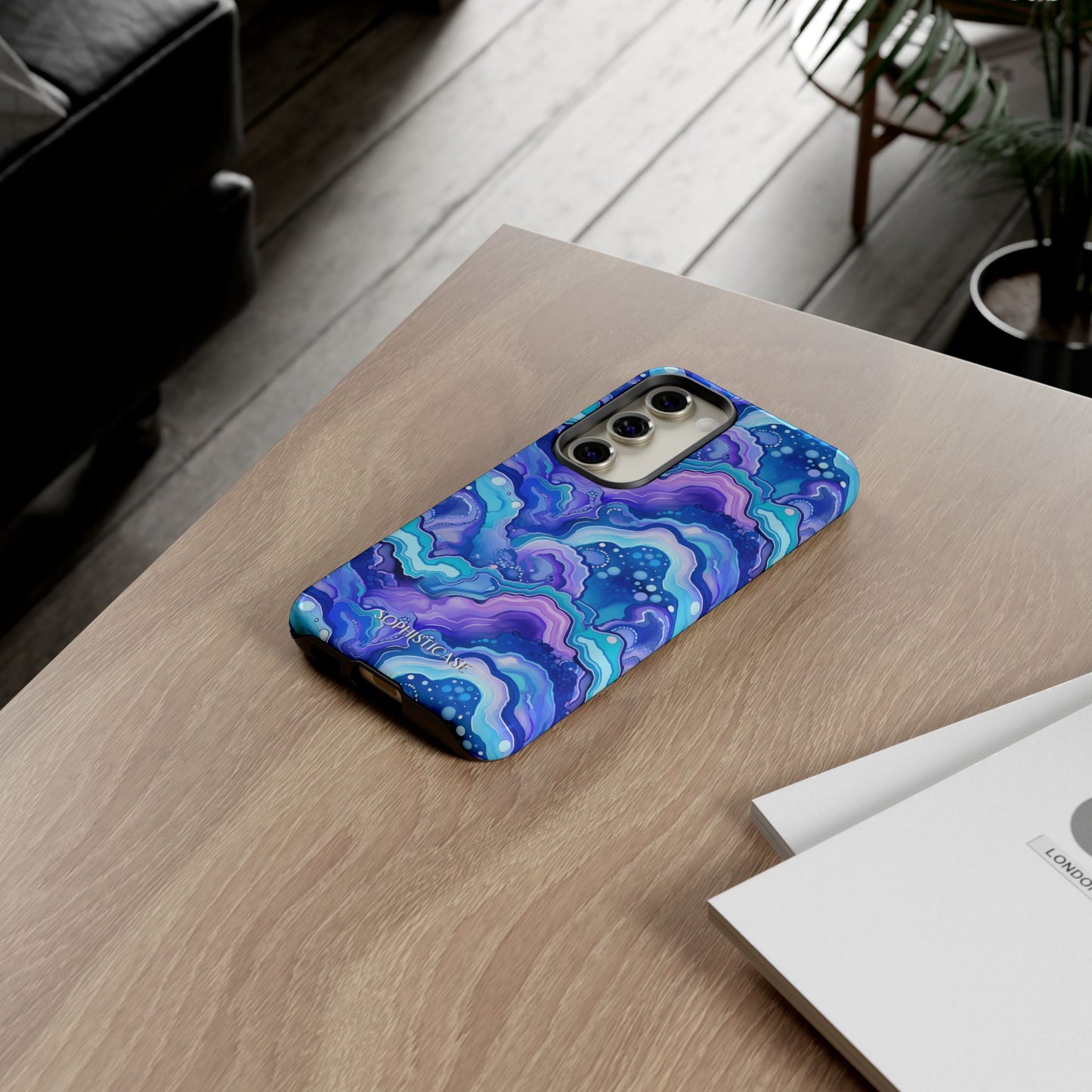 Nightstone in Lapis Wave - Tough Phone Case