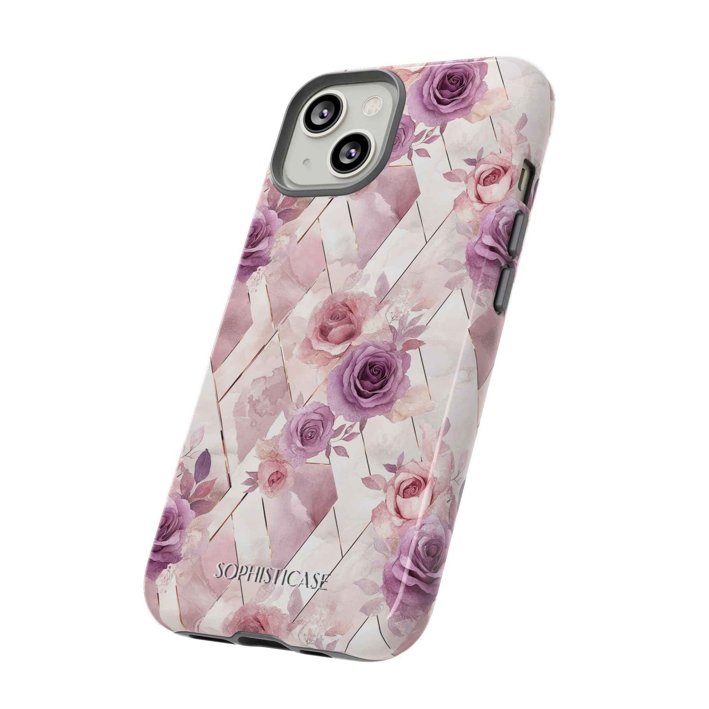 Royal Floral in Mauve Rose - Tough Phone Case