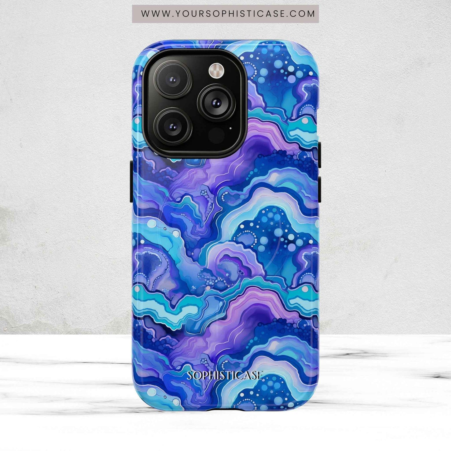 Nightstone in Lapis Wave - Magsafe Case